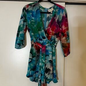 Yumi Kim Silk Floral romper